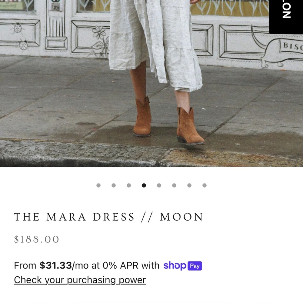 Moon Linen Dress